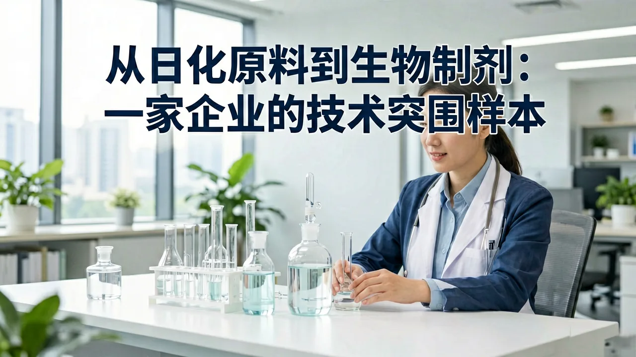从日化原料到生物制剂：一家企业的技术突围样本
